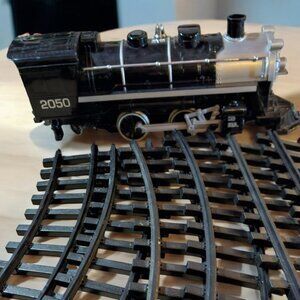 G-Scale Train Black Engine with Six (6) Track Lengths & Remote by Scientific Toy